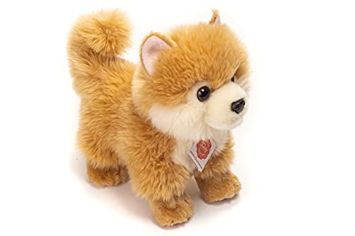 Teddy Hermann 91922 Hund Zwergspitz 22 cm, Kuscheltier, Plüschtier mit recycelter Füllung – Bild 5