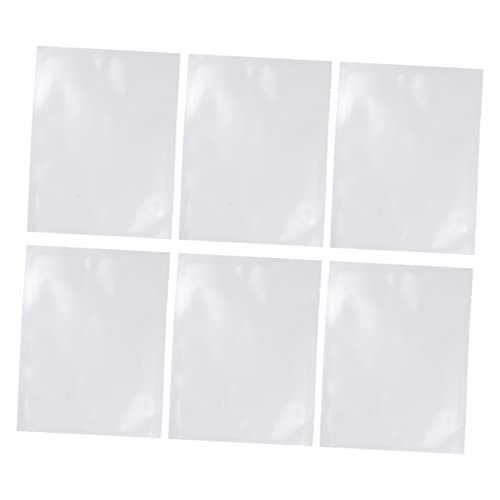 Cabilock 100Pcs Vacuum Sealed Food Packaging Bags Transparent Vacuum Sealer Bags for Freshness Protection for Kitchen and Outdoor Use