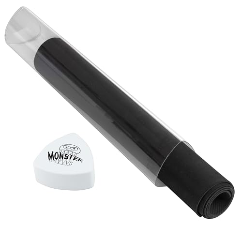 The Original Monster Prism Playmat Tube (White)-Easy In and Out Case Design Holder Wont Roll Off Surfaces-TCG Game Mat Storage Compatible with Pokmon Yu-Gi-Oh! MTG Magic: The Gathering RPG DND