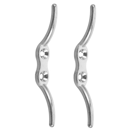 ifundom 2pcs Heavy Duty Stainless Steel Dock Cleat for Boats Easy Install Rope Cleat with Screws Replacement for Kayak and Flagpole Accessories Versatile Use