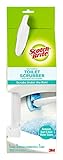 Scotch-Brite Disposable Toilet Scrubber Starter Kit, Disposable Refills with Built-In Bleach Alternative, Includes 1 Handle, Storage Caddy and 5 Refills