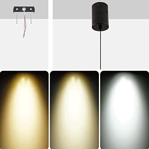 Petit lustre LED 18W double tête creative chevet réglable - 7