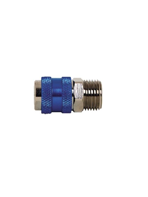 ST170 Hava Valfi, Erkek Bilyalı 1/4 Pirinç