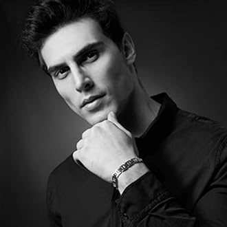 Urban Jewelry Stunning Solid Tungsten Link Bracelet for Men Polished Link, Puzzle, Ceramic Style (Silver, Black, 18K Gold Plated Option)