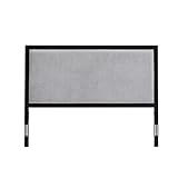 Headboard upholstered with Metallic Trim, Sophisticated with a Universal Design, Ideal for Standard Bed Frames or Platforms