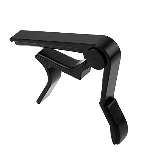 U/K Alloy Tune Clamp Key Trigger Capo pour guitare électrique acoustique Noir - Les Beatles, Paul McCartney, John Lennon, RIngo Starr, George Harrison U/K Alloy Tune Clamp Key Trigger Capo pour guitare électrique acoustique Noir – Image 3