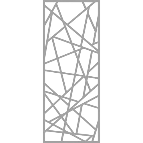 Image of 17 3 /8 inchW x 44 3 /8 inchH x 3 /8 inchT Conway Decorative Fretwork Wall Panels in Architectural Grade PVC