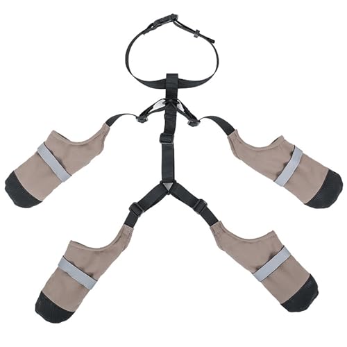 Chaussures pour chien imperméables et bottes de randonnée réglables - 3