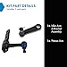 TRQ Steering Kit Idler Arm & Bracket Assembly Pitman Arm Compatible with 1997-2002 Ford Expedition 1997-2003 F-150 2004 F-150 Heritage 1997-1999 F-250 1998-2002 Lincoln Navigator