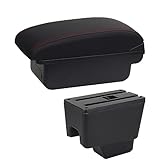 GRAND ESPACE DE RANGEMENT: Le fond de la boîte de rangement peut vous aider à augmenter l'espace de rangement, parfait pour ranger les téléphones portables, les tasses ou d'autres articles, et l'accoudoir allongé rend vos mains plus confortables et soutenues.