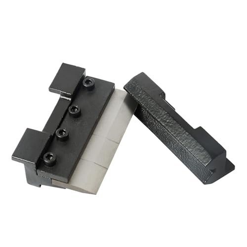 Image of KAKA INDUSTRIAL Magnetic Mount Sheet Metal Brake, 4 inch Quick-Release Vise Attachment for BDS-4 Bending 14GA Steel and 1/8" Aluminum, DIY Metalworking Tool