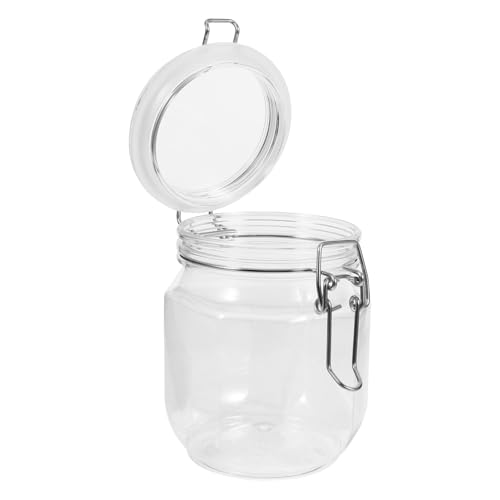STOBAZA Honey Dispenser Syrup Container White Kitchen Jam Jar Lightweight Honey Pot