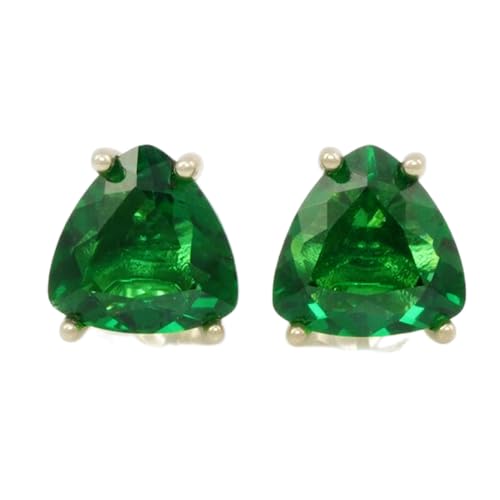 Puces d'oreilles en émeraude naturelle : finis les bijoux ternes avec l'argent plaqué or