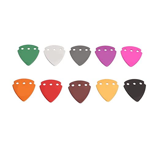 Médiators de guitare, accessoire d’instrument de conception standard en alliage d’aluminium médiator de guitare portable 1,0 mm d’épaisseur pour jouer - Les Beatles, Paul McCartney, John Lennon, RIngo Starr, George Harrison Médiators de guitare, accessoire d'instrument de conception standard en alliage d'aluminium médiator de guitare portable 1,0 mm d'épaisseur pour jouer – Image 8