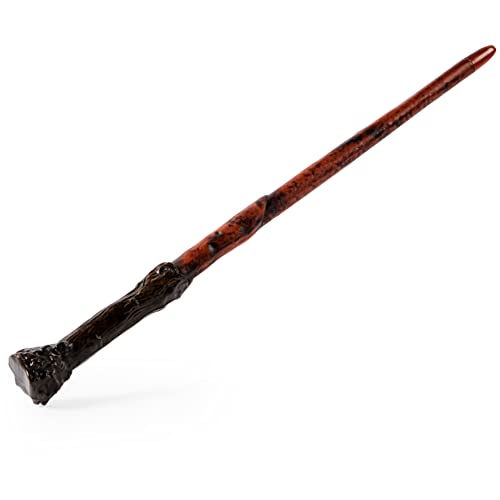 HARRY POTTER-WIZARDING WORLD - VARITA HARRY POTTER CON LUZ - Varita Proyectora de Patronus de 33 cm...