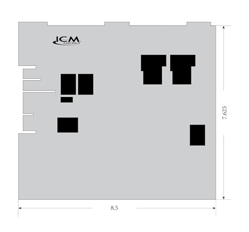 ICM Controls ICM281 Furnace Control Replacement for OEM Models Including Carrier CES0110057-xx Series Control Boards