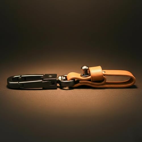 Image of THE MEN THING - Stylish Multicolor Stainless Steel Keychain for Men & Boys (URBAN AXIS BROWN)