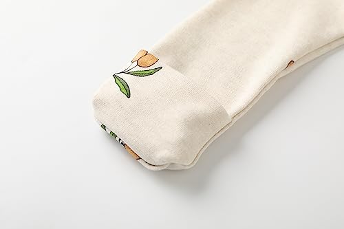 Image of O2Baby Baby Boys Girls Organic Cotton Zip-Front Sleeper Pajamas, Footed Sleep 'n Play