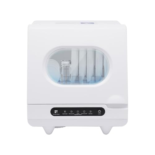 Mini Portable Countertop Dishwasher with 5 Wash Programs