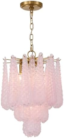 Crystorama 4 Light Aged Brass Pendant