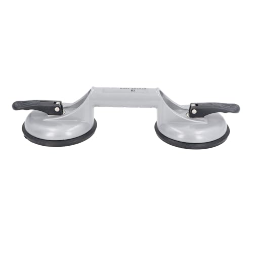 Glass Lifter 100kg Force Aluminum Alloy Suction Cup Lifter for Glass, Tile, Floor with Powerful Suction, High Strength Rubber Pad, Sturdy Construction