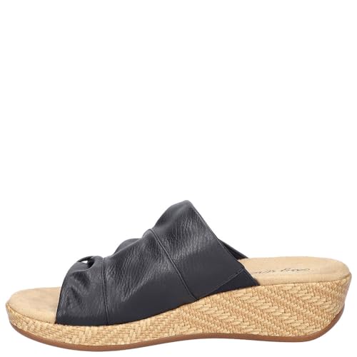 Sandale cale bleu marine taille 41 dotée d'une semelle stable style Bertina