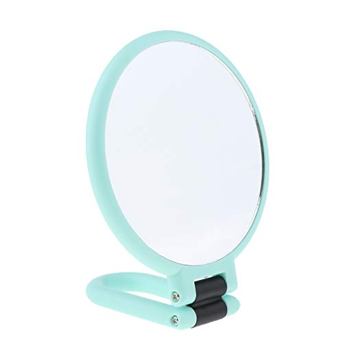 Miroir cosmétique pliable grossissement x2 idéal pour le sac à main et les voyages