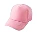 Mode Femmes Hommes Sport Gradient Tie Dye Respirant Plage Réglable Casquette De Baseball Chapeau Hip Hop Chapeau de Soleil Cap Étagère Bois, rose, taille unique