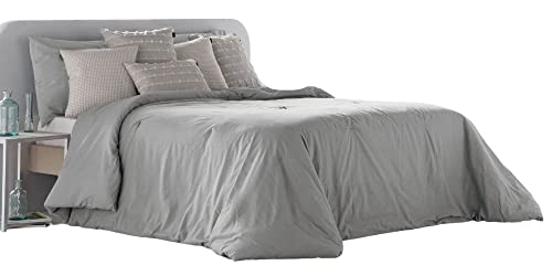 ANTILO TEXTIL Bouti Bali Cotton Extra Soft Bedspread 200 x 270 cm Grey