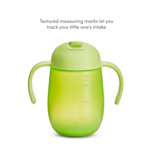Munchkin Simple Clean Sippy Cup for 6+ Months Toddlers, Blue/Green, 7 Ounce with Handles
| 6+ Months Munchkin Sippy Cup