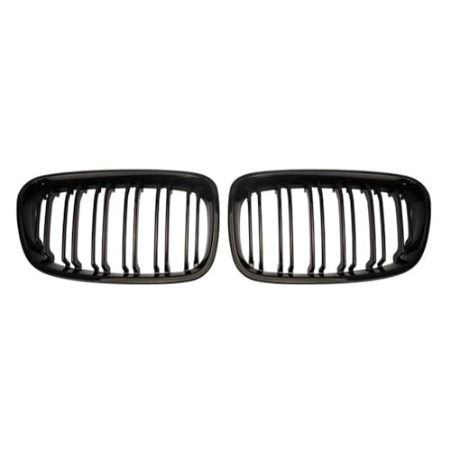 Rejilla delantera para coche Serie 1 F20 F21 2011-2014 con diseño deportivo de doble listón