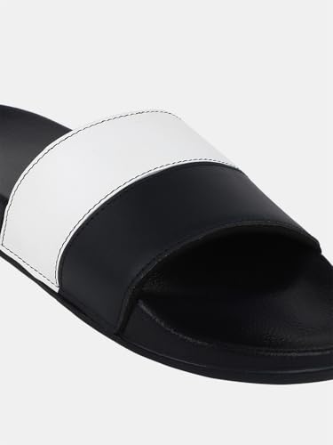Image of hummel CAMP MEN COLOUR BLOCK SLIDERS Comfortable Cushioned Sole Arch Support Durable Lightweight Flexible Trendy Style Flip flops and Slippers Slides for Men Daily use Chappal