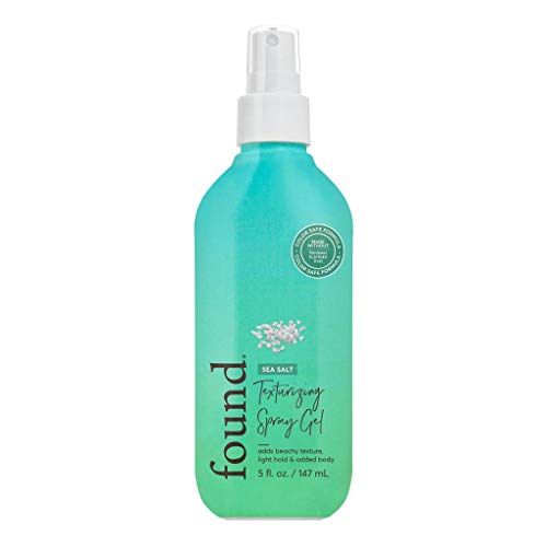 FOUND Haircare Sea Salt Texturizing Spray Gel, 5 oz. | Styling Treatment | Adds Beachy Texture, Light Hold, & Body