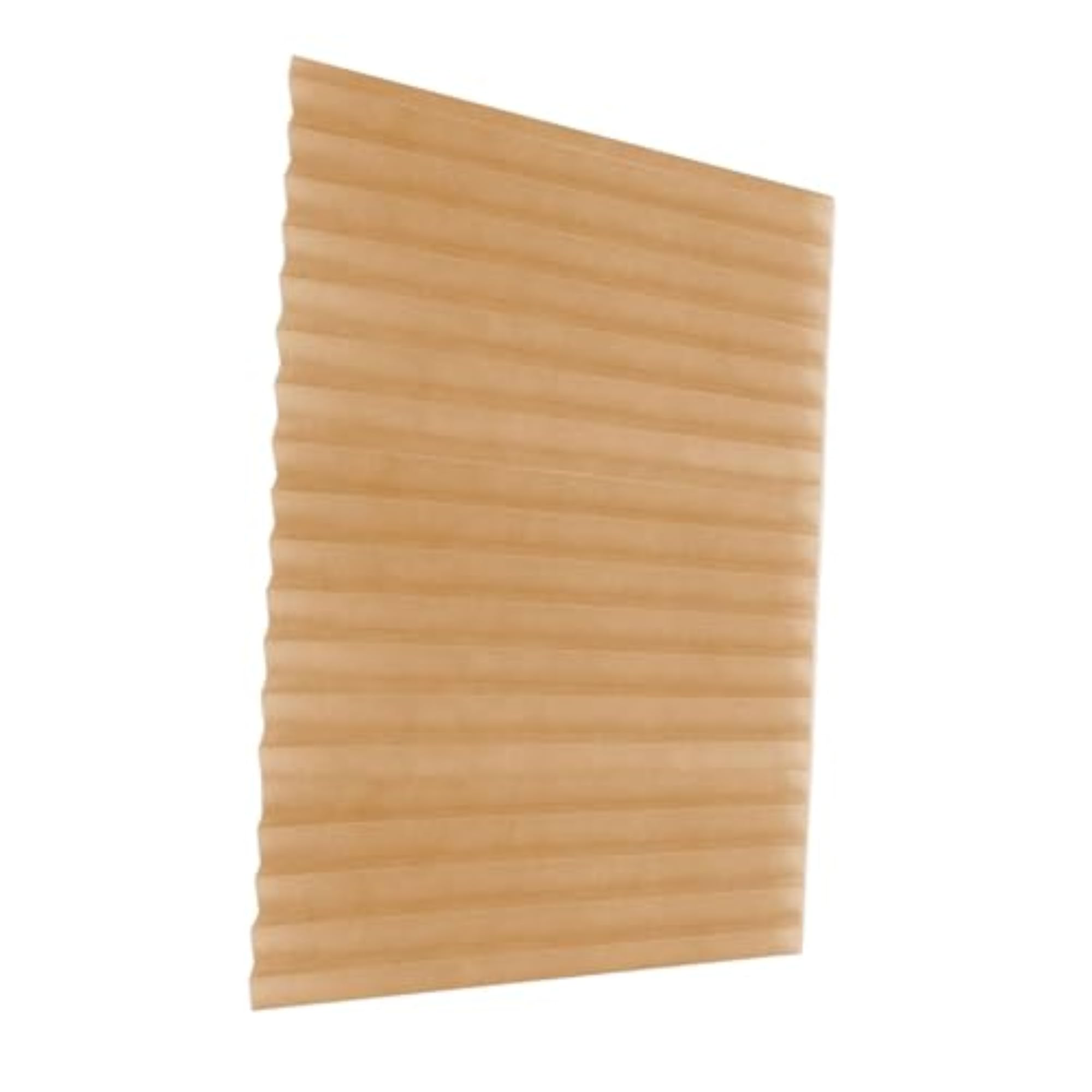 Blackout Window Pleated Shades, Breathable Brown