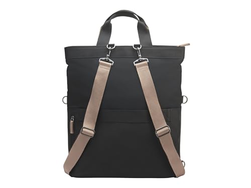 HP Carrying Case (Backpack/Tote) for 14" to 14.1" Notebook - Black, Taupe - RFID Resistant, Water Resistant - Plastic, Polyethylene Foam Body - D-ring, Shoulder Strap, Trolley Strap, Luggage3