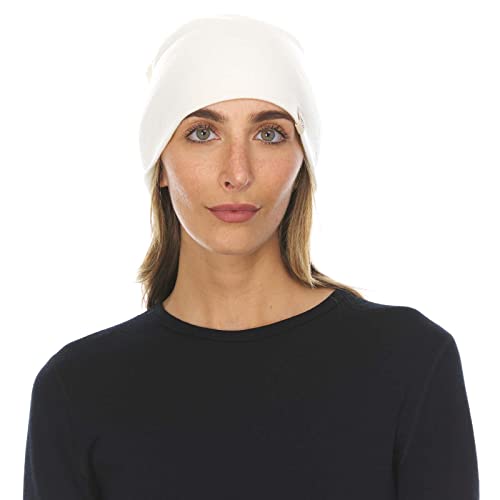 100% Merino Wool Cuff Beanie - Mens & Womens Warm Winter Hat - Watch Cap - Toque - One Size Fits Most