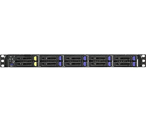 Image of Asrock Rack 1U8S2E-ROME /2T 1U Rackmount Storage Server Barebone 2 Bays NVMe and 8 Bays SATA AMD EPYC 7003 (with AMD 3D V-Cache Technology*) /7002 Series ProcessorsProcessors