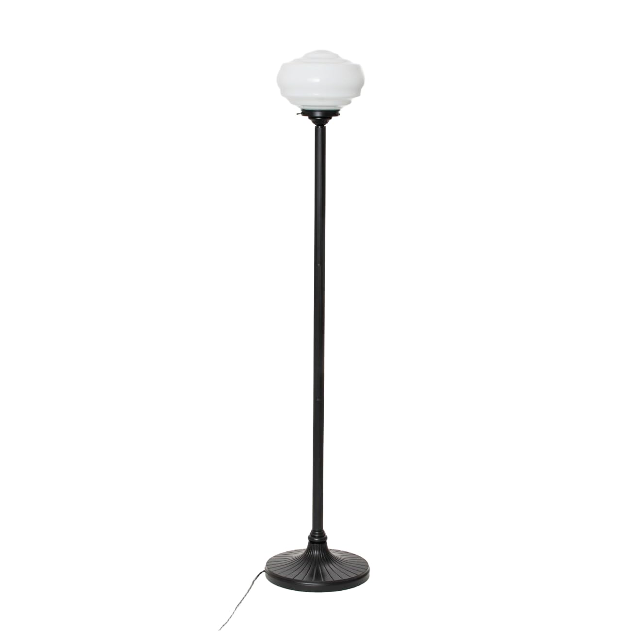 Lampadaire Alphonse Moonlight Art Deco Trade en verre et métal - 4