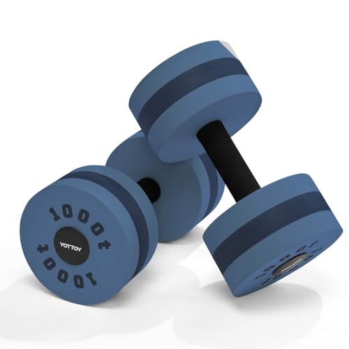 YOTTOY Water Dumbbells Set of 2 for Aqua Fitness
