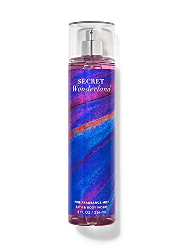 Bath and Body Works Secret Wonderland Fine Fragrance Mist Spray 8 Ounce Purple and Blue Bottle 2020