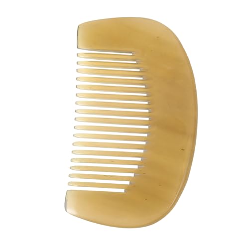 TOVINANNA 1 Pc peine de cuerno real cabello peine de los hombres electrónico manejar peines para peine madera peine de madera peine de plástico peine de masaje peine del hogar peine portátil