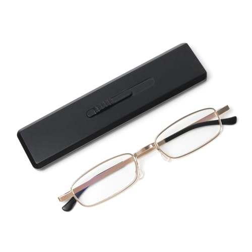 MMOWW Ultra thin Reading Glasses Metal Lightweight for Men W