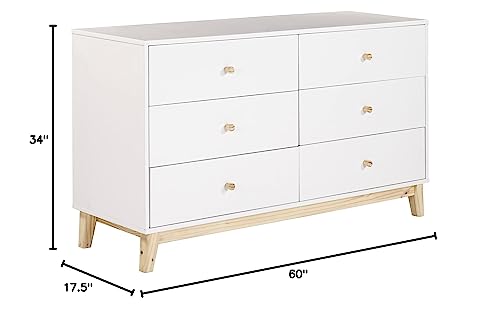Mod 60"W 6-Drawer Double Dresser #TOP1