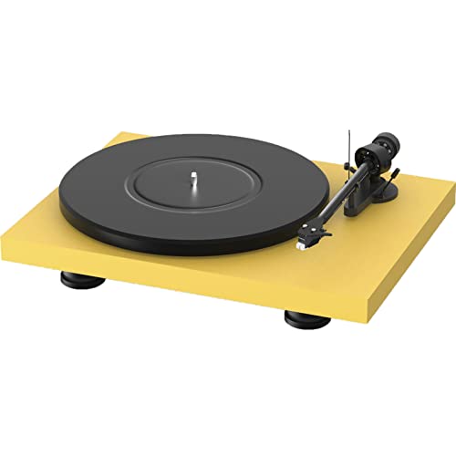 Image of Pro-Ject Debut Carbon EVO Turntable with Sumiko Rainier Cartridge (Yellow)