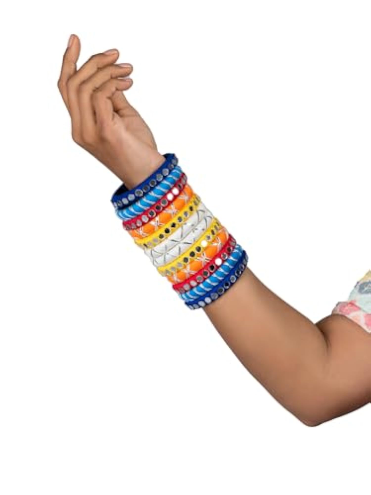 Aadhya Handcrafted Cotton Thread Bangle Set for Women & Girls