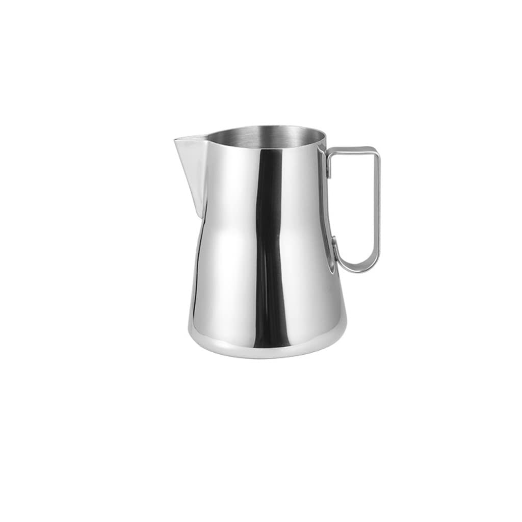 Ręczny dzbanek do spieniania do przygotowywania kawy smakowej Mleko Craft Kawa Latte Mleko Dzbanek do gotowania na parze Piankowy krem ​​do serwowania Kubki ze stali nierdzewnej /359(600ml)