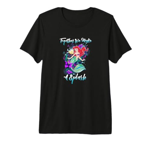 T-Shirt Ariel & Flounder Disney : finitions premium et douceur textile haut de gamme