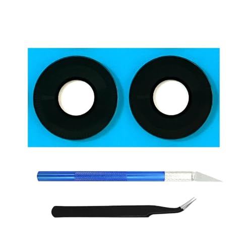 Back Rear Camera Lens Glass Replacement Parts for Motorola Moto G Stylus 5G 2024 XT2419 with pre Installed Adhesive and 2 Repair Tool (2pcs/Set)