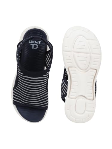 Image of Carlton London Women's Knitted Slip-On Wedge Sandals