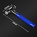 OUDEW 2 Packs Car Safety Hammer, Glass Breaker with Seat Belt Cutter, Automotive Escape Tool, Metal Window Breaker, Emergency Safety Hammer for Car Accidents (Blue)